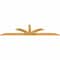 Ekena Millwork Richland Rough Sawn Timber Gable Bracket, Western Red Cedar, 96"W x 24"H x 2"D x 4"F, 6/12 Pitch GBW096X24X0204RIC00RWR - alternate 4